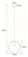 Lampa wisząca K-4720 z serii HONEY KAJA