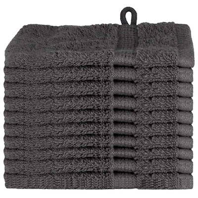 Ręcznik Gościnny SOLUND 10 szt. Antracyt 15 x 21 cm 550 gsm
