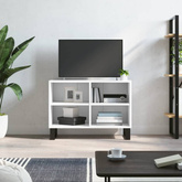 Szafka pod TV, biała, 69,5x30x50 cm, materiał drewnopochodny vidaXL