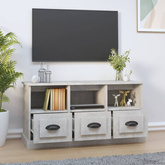 vidaXL Szafka pod TV, szarość betonu, 100x35x50 cm