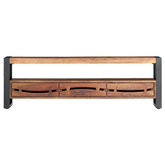 vidaXL Szafka pod TV, 140 x 30 x 45 cm, lite drewno akacjowe