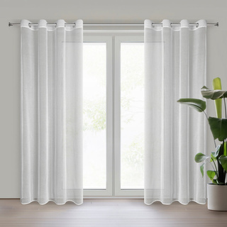 Firana Adri biała 140x250