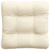 Poduszki na siedziska 4 pcs Kremowy 40 x 40 cm