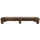 Ramka łóżka Dąb wędzony 80 x 200 cm Drewno inżynieryjne