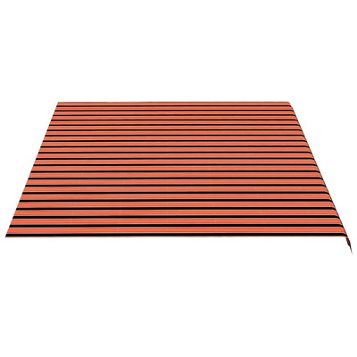 Zapasowa tkanina na markizę, pomarańczowo-brązowa, 5x3,5 m, poliester