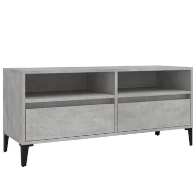 vidaXL Szafka pod TV, szarość betonu, 100x34,5x44,5 cm wariant 5