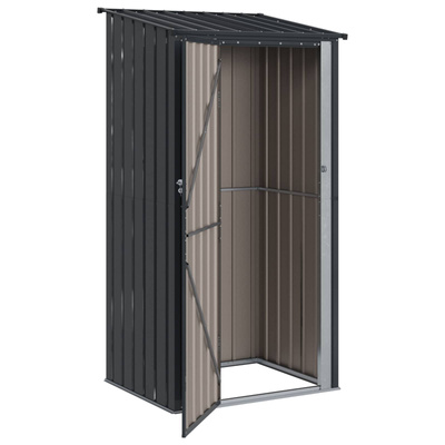Schowki ogrodowe Antracyt 103 x 86 x 200 cm Metal