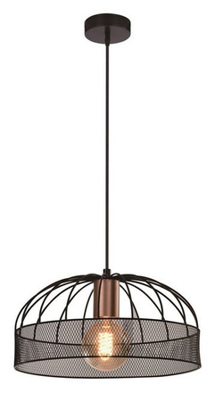 Lampa wisząca czarna metalowa regulowana 40W E27 Levi 31-78469
