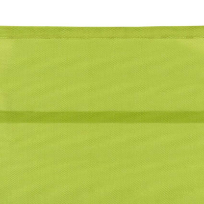 vidaXL Leżak z tworzywa textilene i aluminium, zielony