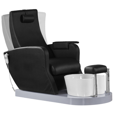 Fotel spa do pedicure Azzurro 016A czarny z hydromasażem  132920