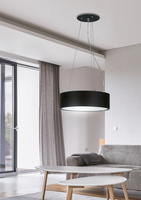Lampa wisząca z abażurem Zigo nowoczesna LED 16W zimna do salonu