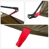 Namiot wędkarski, 4-os., oliwkowy, szybkie rozkładanie