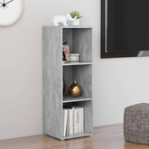 vidaXL Szafka pod TV, szarość betonu, 107x35x37 cm