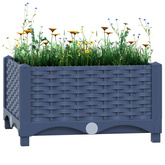 vidaXL Donica do podniesionej rabaty, 40x40x23 cm, polipropylen