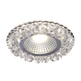 Oprawa stropowa okrągła bezbarwna LED 5W SAK-03 2240299