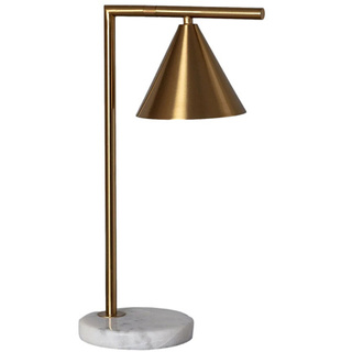 Lampka Stołowa Złota Abruzzo Valentino E27