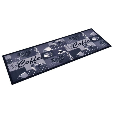 vidaXL Kuchenny dywanik podłogowy Coffee, niebieski, 60x300 cm
