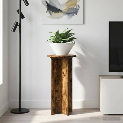 Stojak na rośliny 2 pcs Dąb wędzony 29,5 x 29,5 x 60 cm