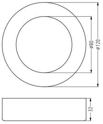 Oprawa Stropowa Candellux 2263748 Spn-03 Ip20 Led