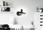 Kinkiet LED 5W dla dziecka czarny kot siedzący Cat Candellux 21-75642