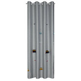 Zasłona Alvin srebrna 140x250