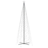 vidaXL Choinka stożkowa, 1400 niebieskich diod LED, 160x500 cm