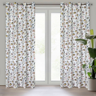 Zasłona Kristal biała 140x250