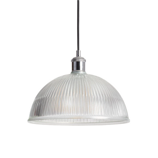 Lampa Wisząca szklana transparentna E27 ?30cm Abruzzo Pigali