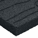 Kamień kroczący 6 pcs Czarny 60,5 x 25 x 2 cm Guma
