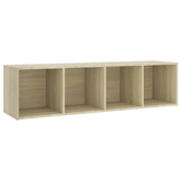 vidaXL Szafka pod TV, dąb sonoma, 142,5x35x36,5 cm