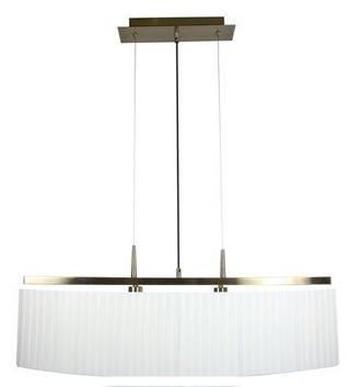 Lampa sufitowa wisząca candellux berg 32-45171 e14 patyna Abażur biały