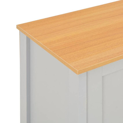 vidaXL Szafka pod TV, szara, 120 x 39 x 58 cm