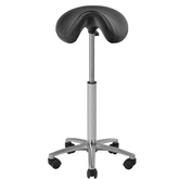 Taboret kosmetyczny-fryzjerski 001B czarny wysoki 104101