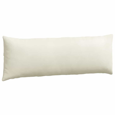 Poduszki na sofę 2 pcs Kremowy 120 x 40 cm Tkanina sztruksowa