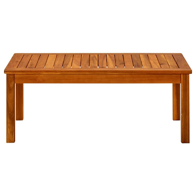 Ogrodowy stolik kawowy, 90x50x36 cm, lite drewno akacjowe