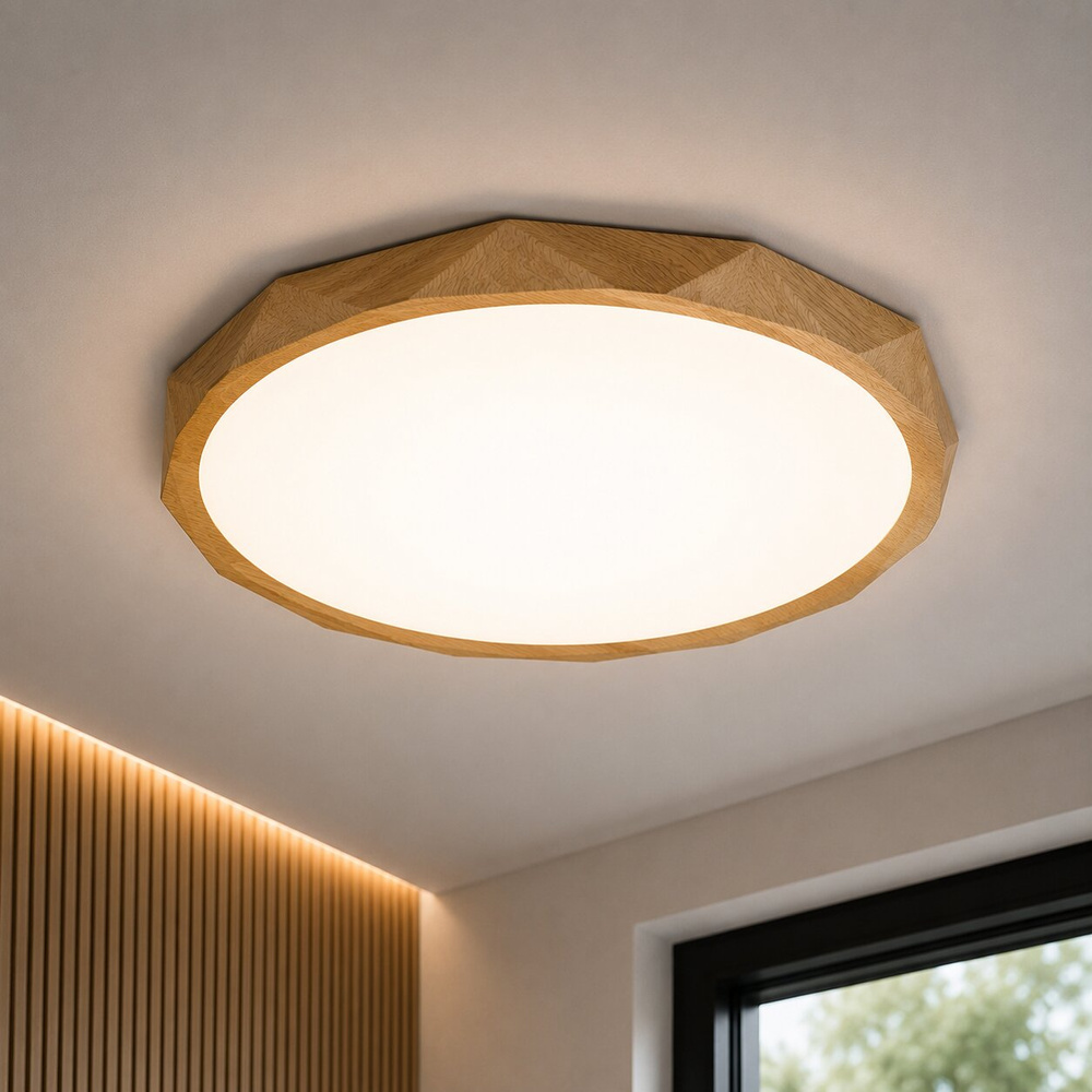 CADIX lampa sufitowa LED 38,5 CM KLOSZ biały