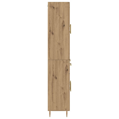 Highboard 2 szt. Dąb rzemieślniczy 69,5 x 34 x 180 cm