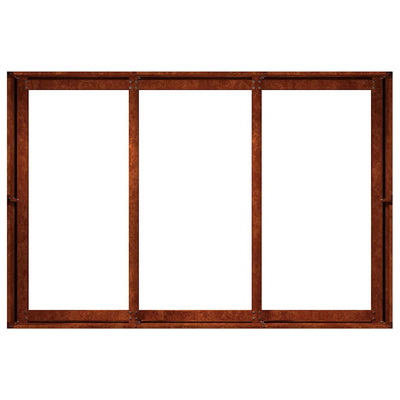 Doniczka Rusty 120x80x40 cm Stal nierdzewna