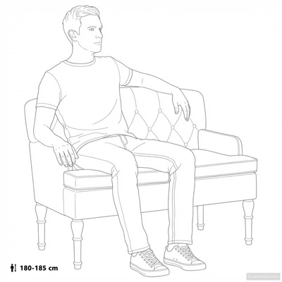 Sofa dwuosobowa z guzikowym pikowaniem Czarny 111 x 65 x 79 cm