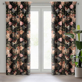 Zasłona Rubens czarna 140x270