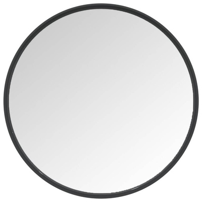vidaXL Lustro ścienne, czarne, 40 cm