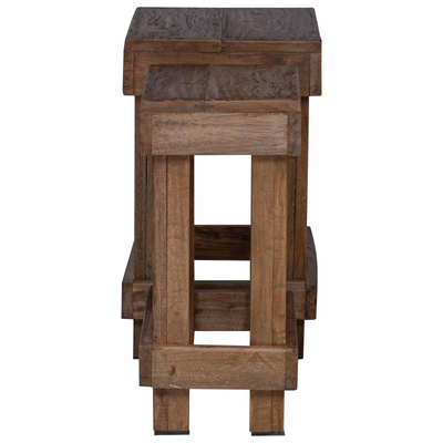 Stojak na rośliny 2 pcs Brązowy 70 x 11 x 27 cm