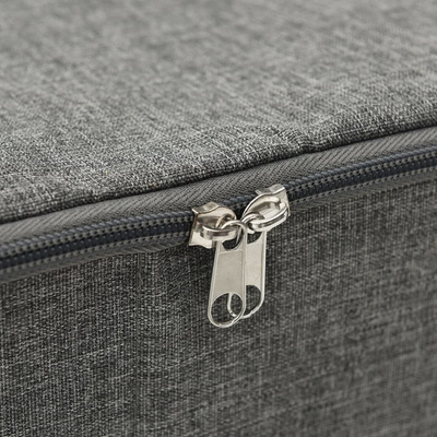 Pojemnik do przechowywania, tkanina, 70x40x18 cm, antracytowy