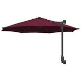 Parasolka ogrodowa Bordeaux Czerwony 248 x 248 x 148 cm
