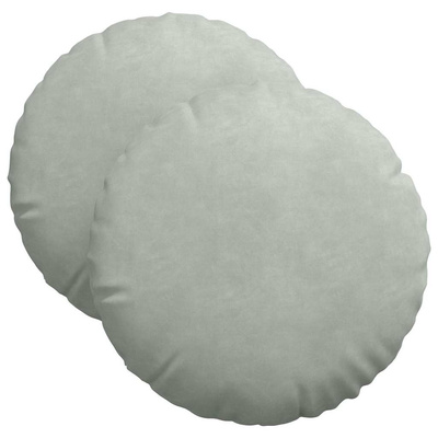 Poduszki na siedziska 2 pcs Jasnoszary ? 40 x 13 cm Aksamit