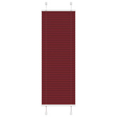 Roleta plisowana Bordowy Czerwony 45x100 cm Szerokość tkaniny