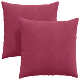 Poduszki na sofę 2 pcs Czerwone wino 60 x 60 cm