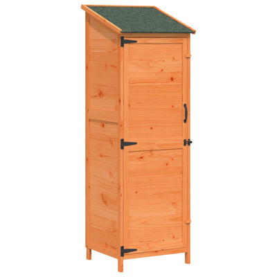 Shed ogrodowy brązowy 59,5 x 56 x 176,5 cm Drewno Świerkowe