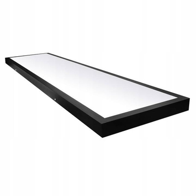 Panel led natynkowy 120x30 czarny 60w 4000K