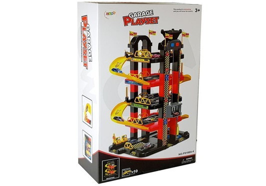 Garaż Parking 5- poziomowy Winda na Baterie 10 Autek Światła